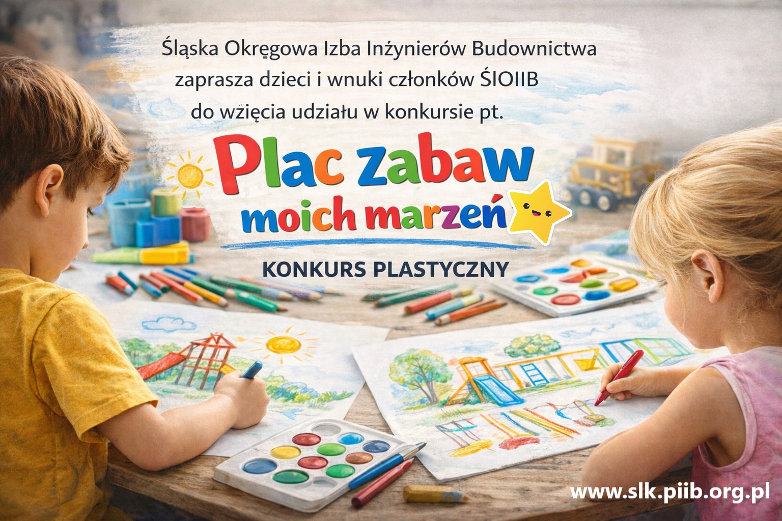 Konkurs Plastyczny „Plac zabaw moich marzeń” – zaproszenie do udziału