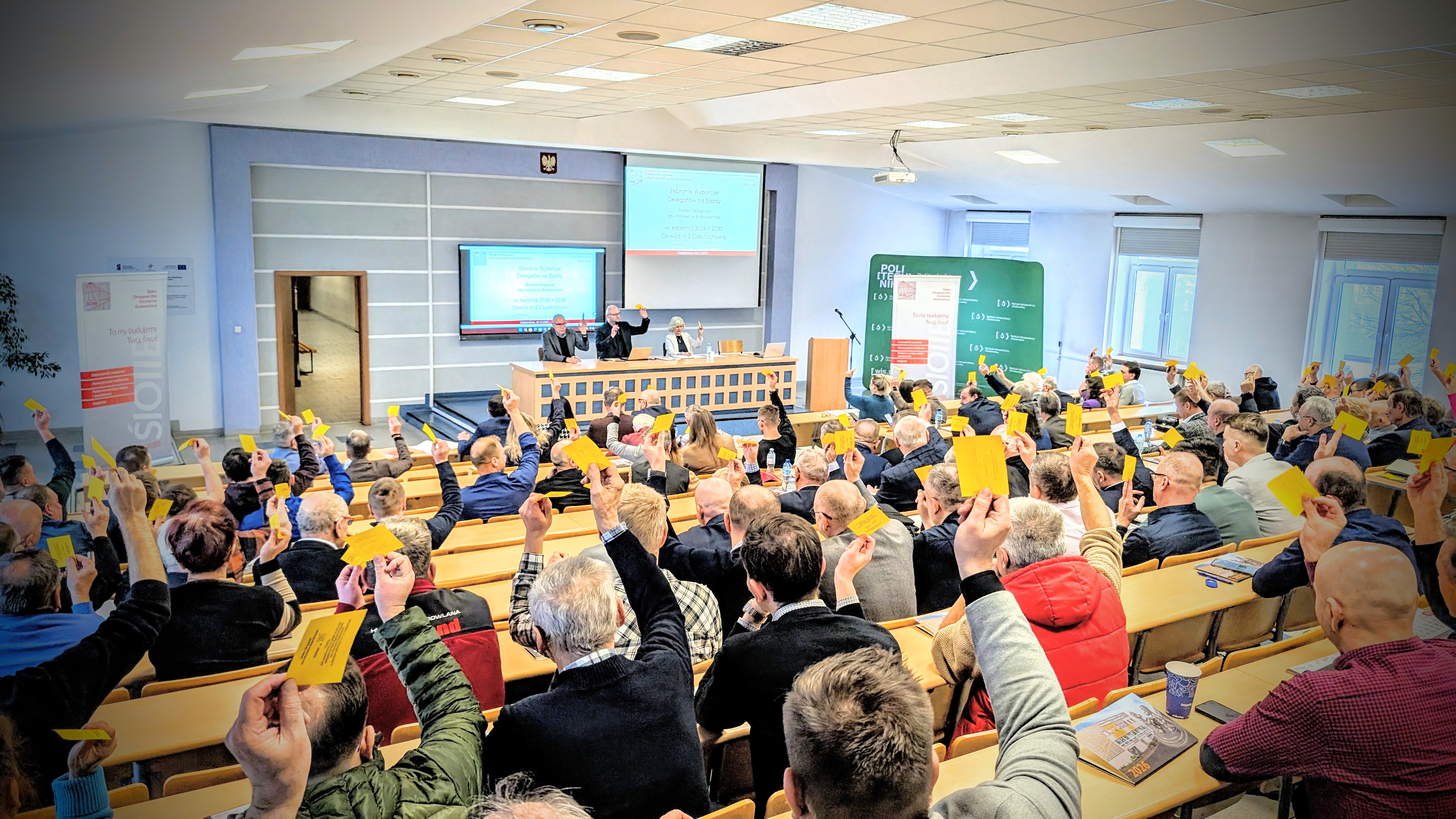 Obwodowe zebranie wyborcze w Częstochowie - 20 grudnia 2025r.